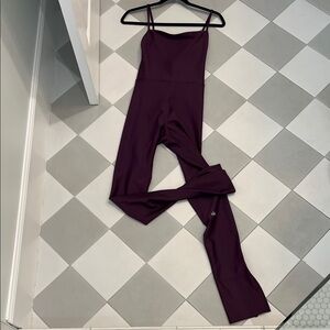 ALO Yoga Dark Purple Jumpsuit